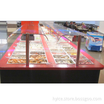 Supply of various export customized hot and cold buffet cabinet